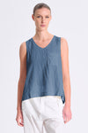 Ausgestelltes Top im Comfort Fit aus Seiden-Mix mit Strickbündchen am Kragen und am Armloch | 1017.CFDTRCV313.05