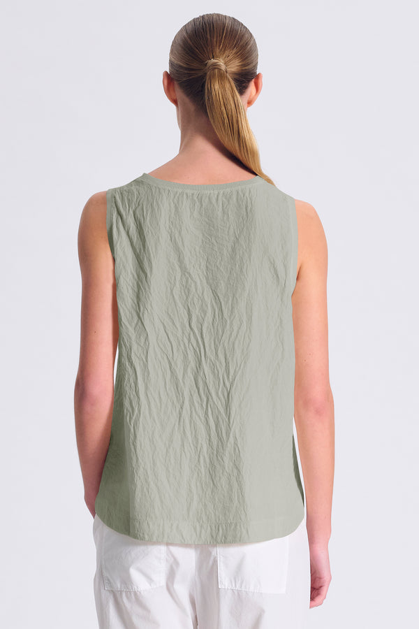 Ausgestelltes Top im Comfort Fit aus Seiden-Mix mit Strickbündchen am Kragen und am Armloch | 1017.CFDTRCV313.14
