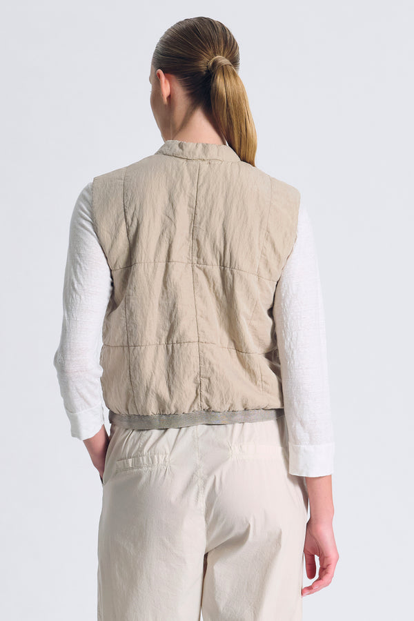 Gilet imbottito in misto seta regular fit | 1017.CFDTRCV317.02