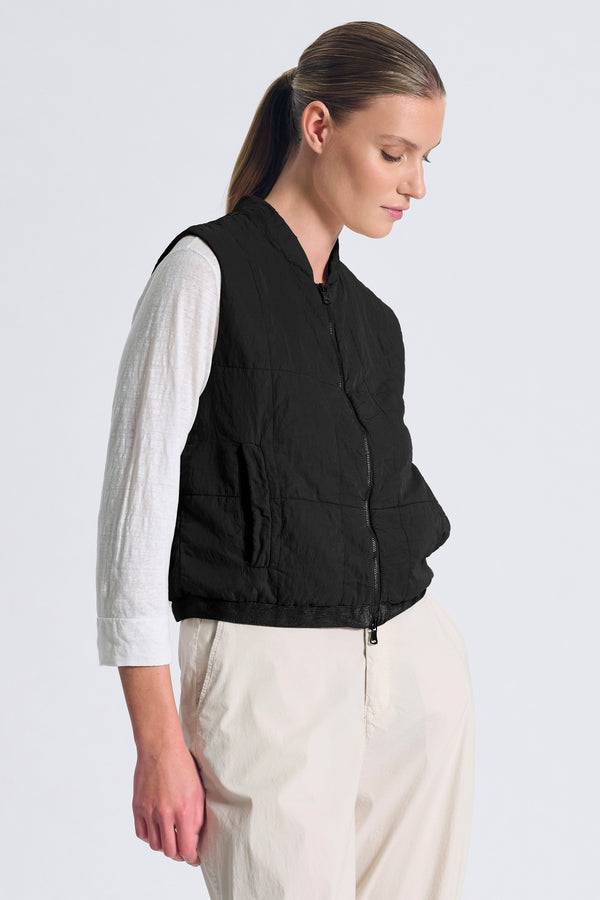 Gilet imbottito in misto seta regular fit | 1017.CFDTRCV317.10