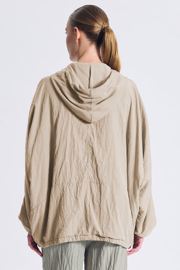 Blouson ample réversible avec manches kimono en soie mélangée | 1017.CFDTRCV319.02