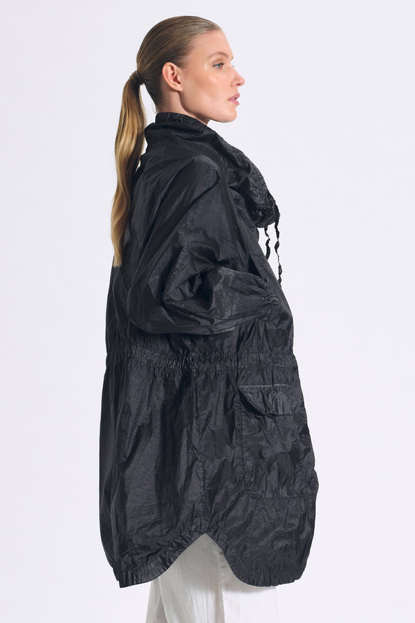 Oversized Trenchcoat aus beschichtetem, zweifarbigem Polyamid | 1017.CFDTRCZ351.10