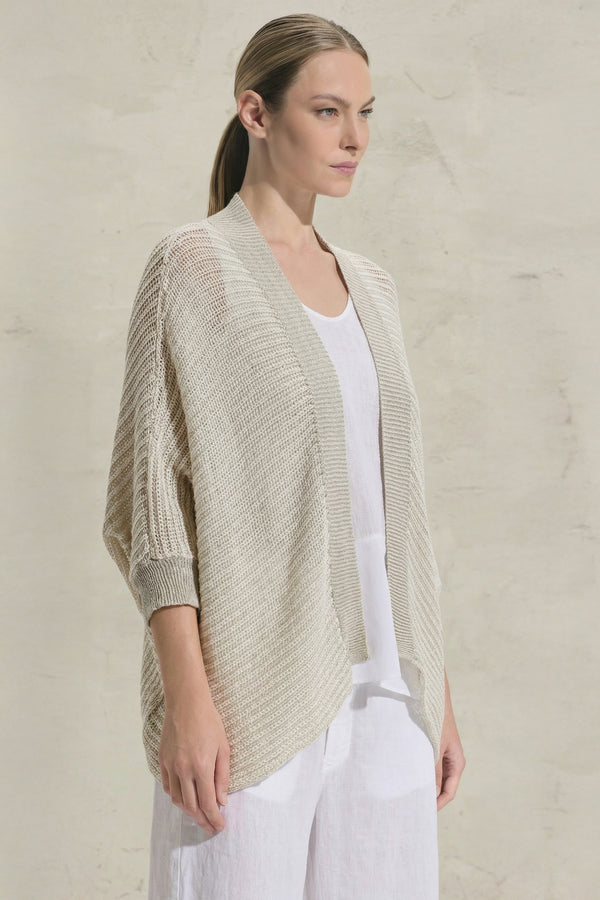 Oversized Strickcardigan mit ellbogenlangen Kimonoärmeln | 1018.CFDTRDO243.102