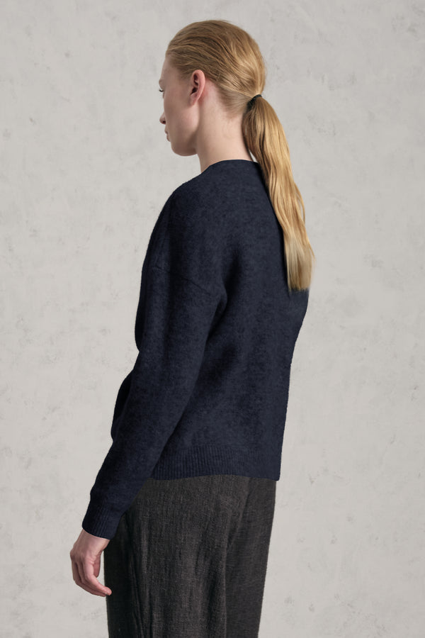 Loose-fit knit in alpaca and wool blend | 1019.CFDTRE12471.15