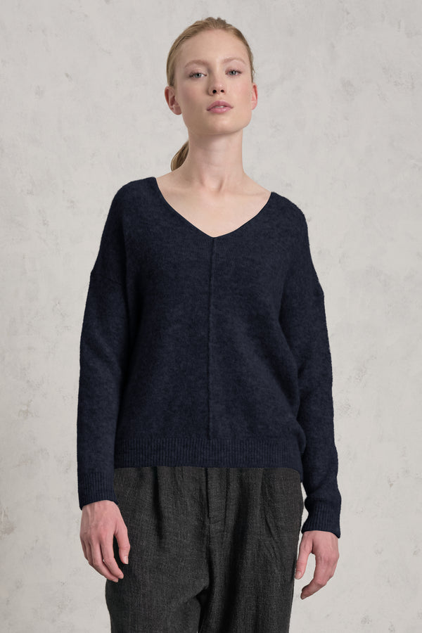Loose-fit knit in alpaca and wool blend | 1019.CFDTRE12471.15