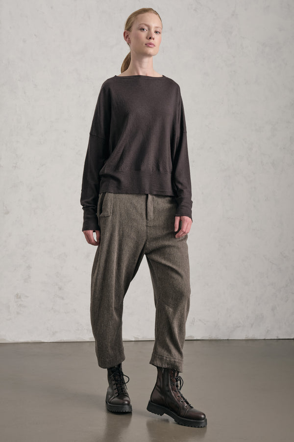 Comfort fit jumper in extra-fine merino wool | 1019.CFDTRE19543.06