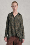 Camicia fondo ampio in georgette di viscosa stampata | 1019.CFDTREF150.03