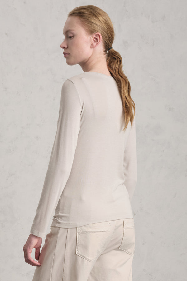 T-shirt slim fit in jersey di modal stretch | 1019.CFDTREI182.01