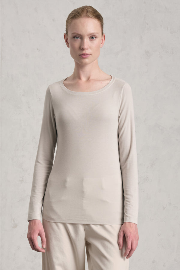 T-shirt slim fit in jersey di modal stretch | 1019.CFDTREI182.01