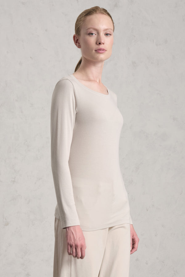T-shirt slim fit in jersey di modal stretch | 1019.CFDTREI182.01