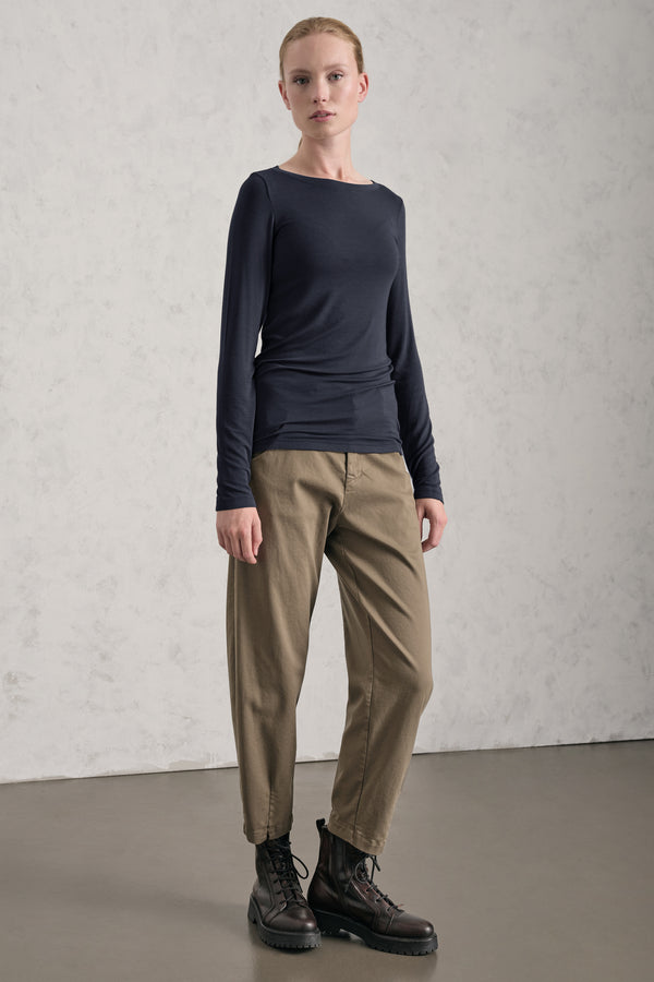 T-shirt slim fit in jersey di modal stretch | 1019.CFDTREI182.05