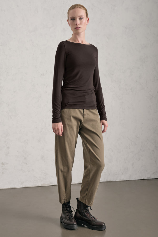 T-shirt slim fit in jersey di modal stretch | 1019.CFDTREI182.06