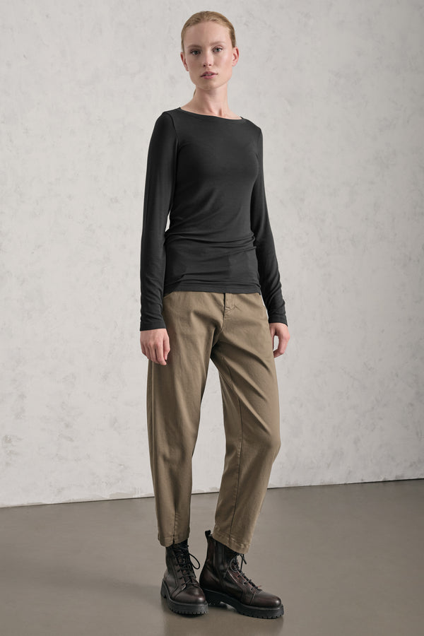 T-shirt slim fit in jersey di modal stretch | 1019.CFDTREI182.10
