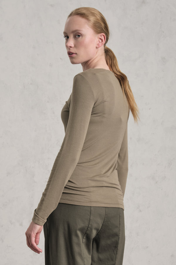 T-shirt slim fit in jersey di modal stretch | 1019.CFDTREI182.16
