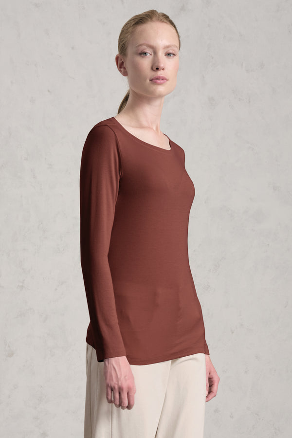 T-shirt slim fit in jersey di modal stretch | 1019.CFDTREI182.18