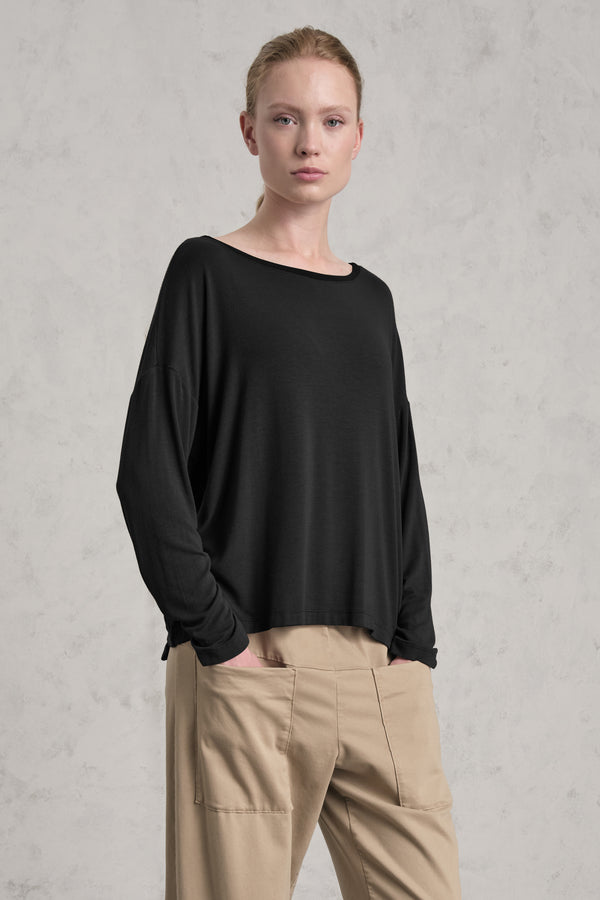 T-shirt oversize in jersey di modal stretch | 1019.CFDTREI184.10