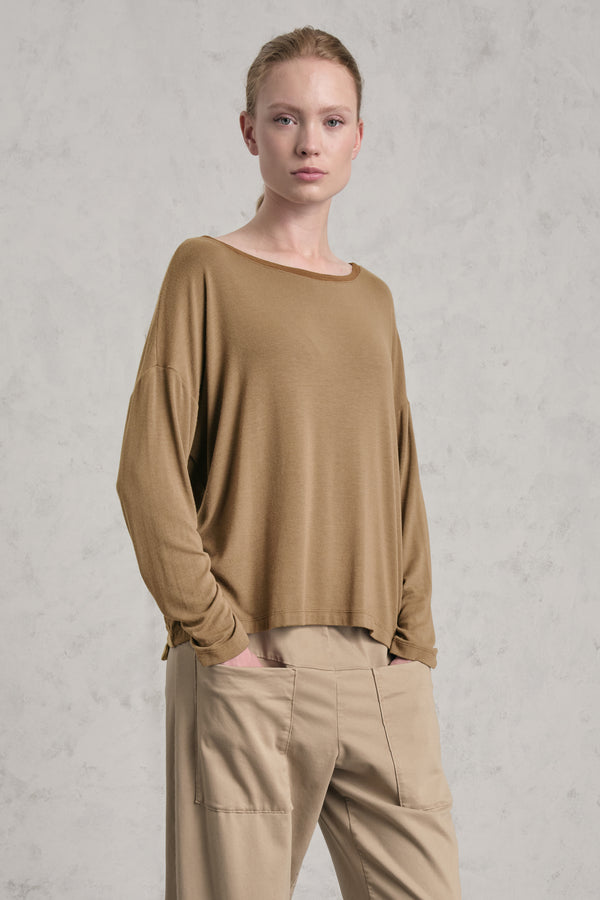 T-shirt oversize in jersey di modal stretch | 1019.CFDTREI184.22