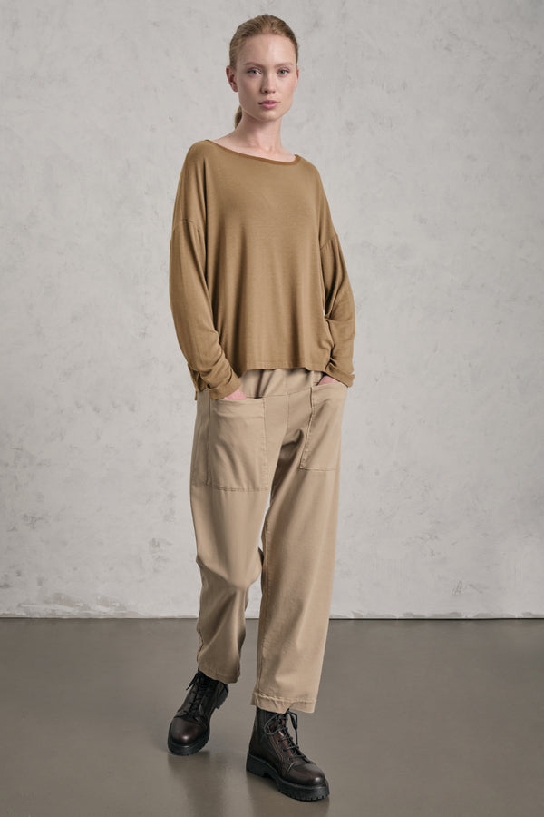 T-shirt oversize in jersey di modal stretch | 1019.CFDTREI184.22