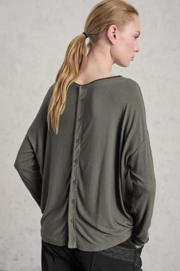 T-shirt en jersey de modal mélangé - double face | 1019.CFDTREJ190.04