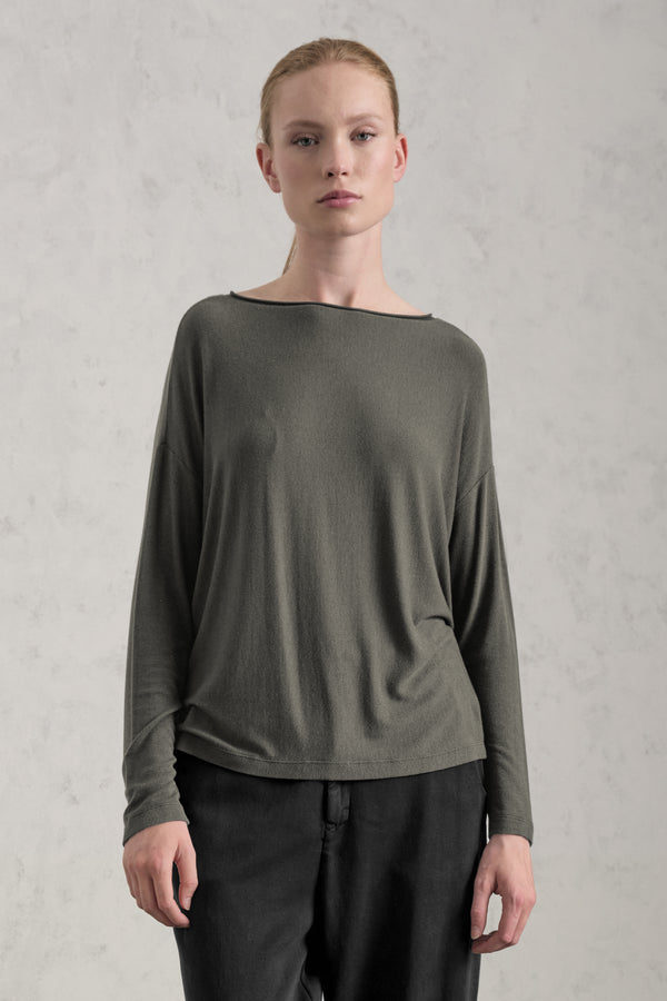 T-shirt en jersey de modal mélangé - double face | 1019.CFDTREJ190.04