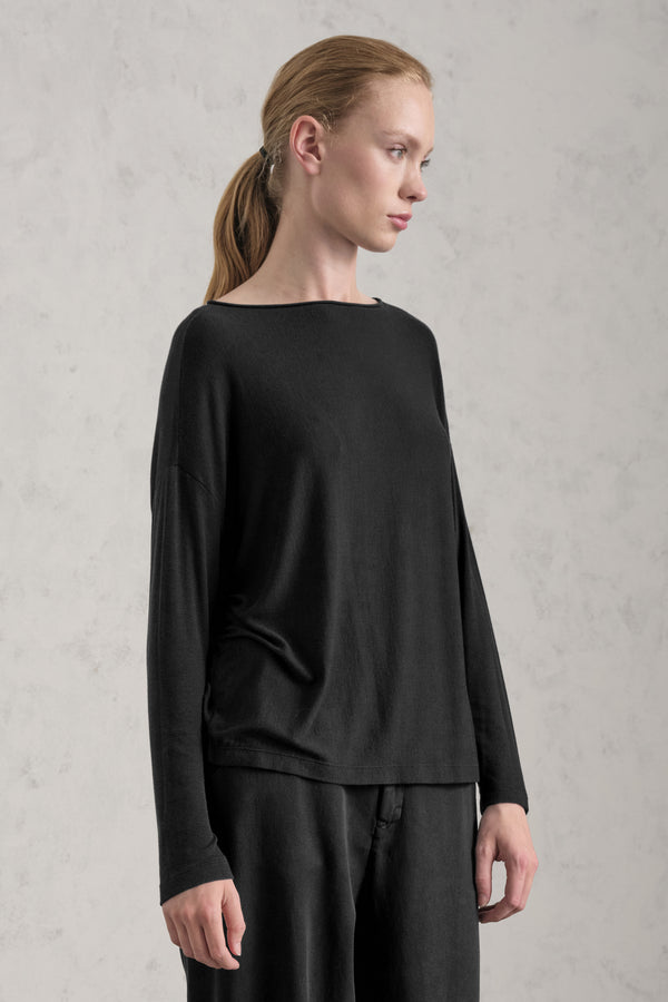 T-shirt en jersey de modal mélangé - double face | 1019.CFDTREJ190.10