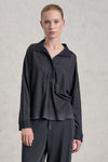 Oversize-Shirt aus Wolljersey mit Einsätzen aus Boiled Wool | 1019.CFDTREK200.15