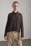 Camicia over in jersey di lana con manica e fondo in costina | 1019.CFDTREK202.06