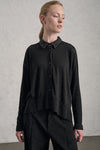Camicia over in jersey di lana con manica e fondo in costina | 1019.CFDTREK202.10