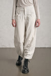 Low-crotch trousers in Tencel and stretch cotton | 1019.CFDTREN233.02