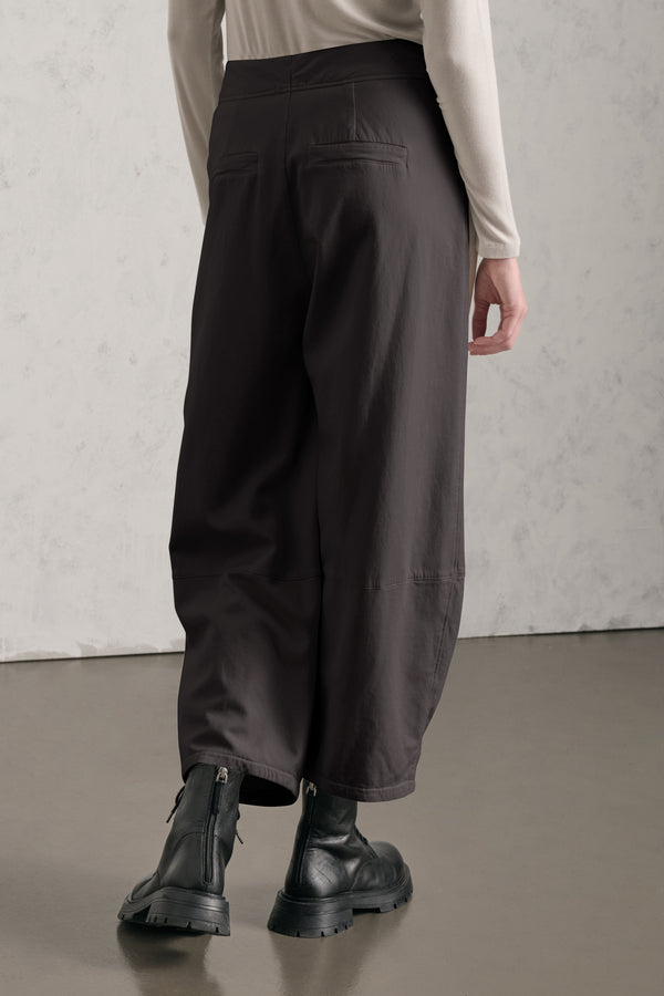 Pantalone con cavallo basso in tencel e cotone stretch | 1019.CFDTREN233.06