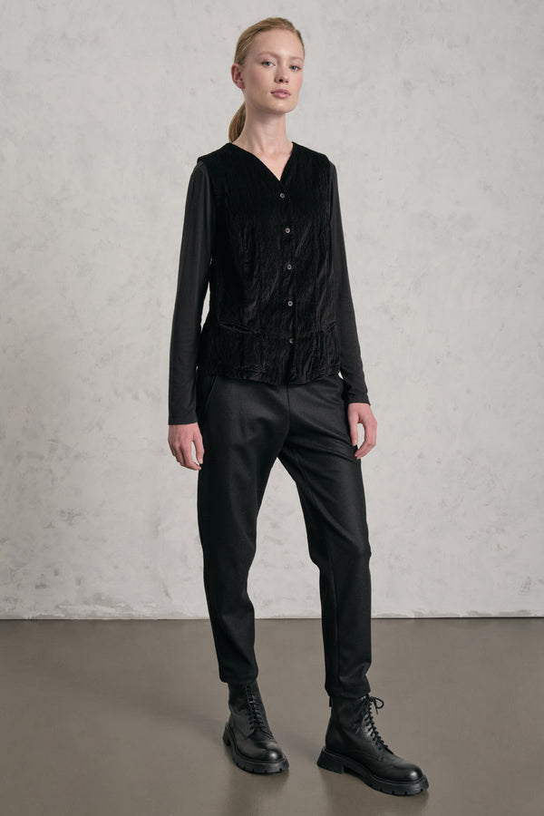 Gilet in velluto goffrato | 1019.CFDTREO241.10