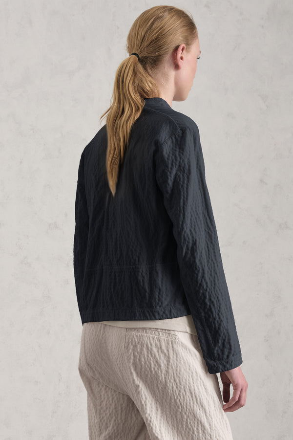 Giacchina in costina di velluto di viscosa e cotone stretch goffrato | 1019.CFDTREP250.05