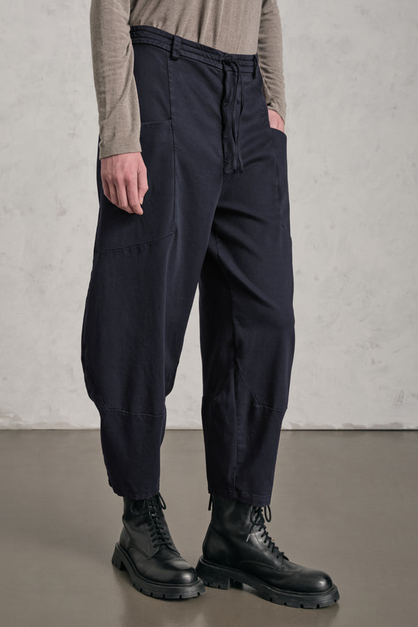 Hose im Comfort Fit mit ballonförmiger Passform aus Tencel-Modal-Baumwolle mit Stretchanteil und elastischem Bund auf der Rückseite | 1019.CFDTRER271.05