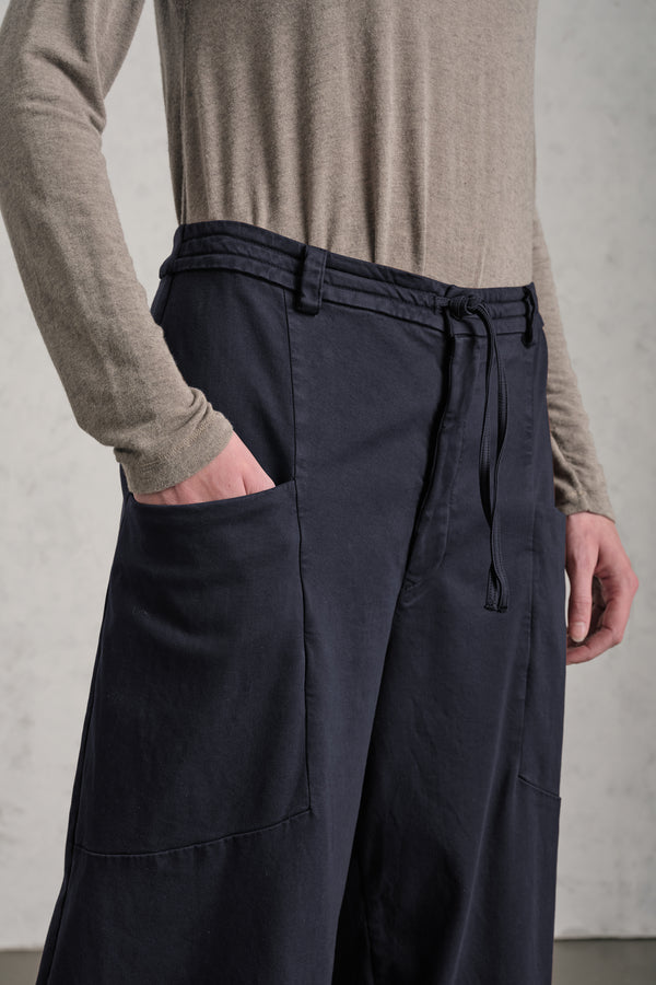 Hose im Comfort Fit mit ballonförmiger Passform aus Tencel-Modal-Baumwolle mit Stretchanteil und elastischem Bund auf der Rückseite | 1019.CFDTRER271.05