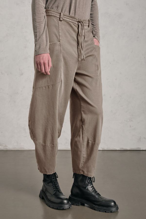 Pantalone linea bombèe comfort fit in tencel, modal e cotone stretch con elastico dietro in vita | 1019.CFDTRER271.31