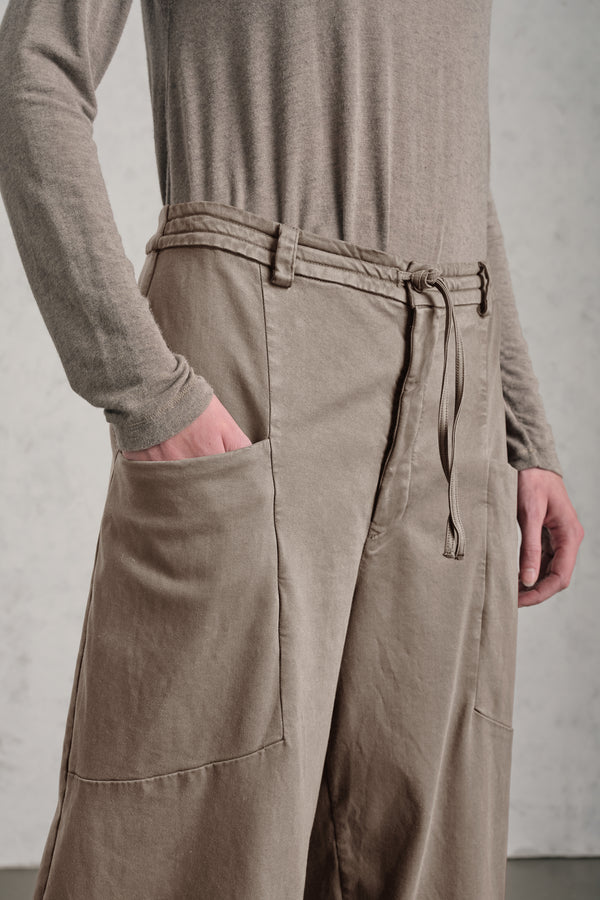 Pantalone linea bombèe comfort fit in tencel, modal e cotone stretch con elastico dietro in vita | 1019.CFDTRER271.31