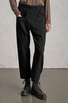 Pantalone comfort fit con tasche davanti in viscosa e cotone stretch. elastico in vita | 1019.CFDTRER273.10