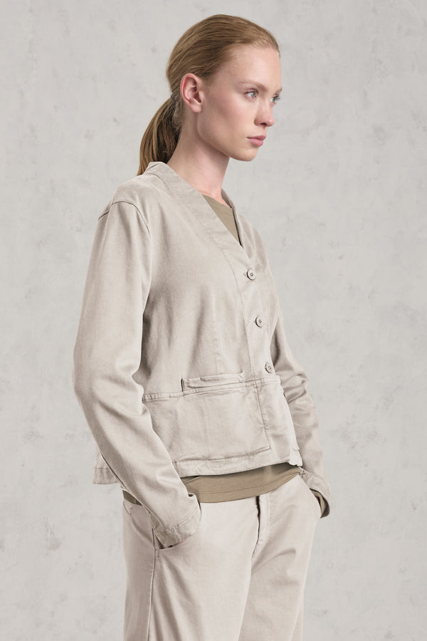 Giacchina in tencel, modal e cotone stretch | 1019.CFDTRER275.01