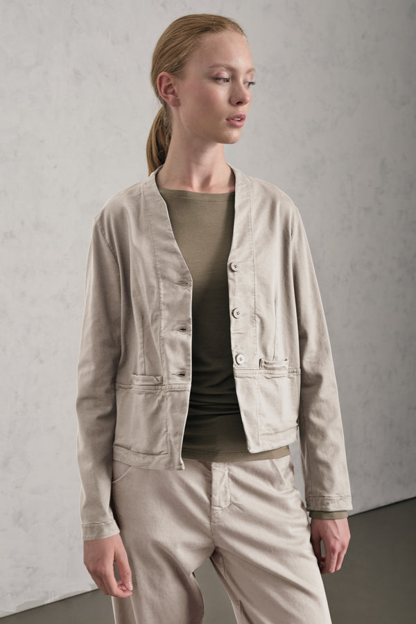 Giacchina in tencel, modal e cotone stretch | 1019.CFDTRER275.01