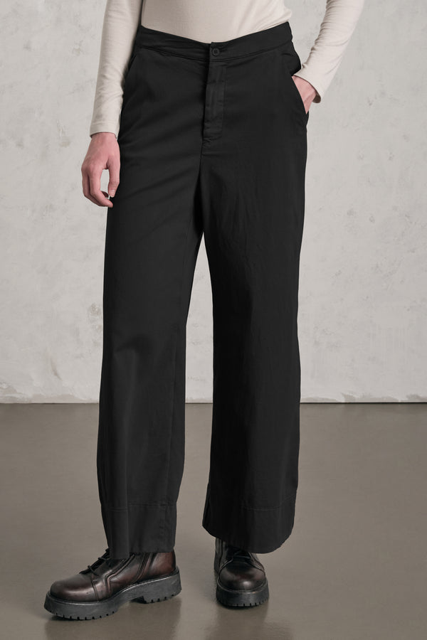 Pantalone a palazzo in tencel, modal e cotone stretch | 1019.CFDTRER278.10