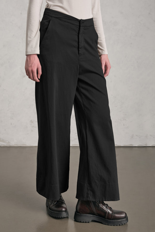 Pantalone a palazzo in tencel, modal e cotone stretch | 1019.CFDTRER278.10