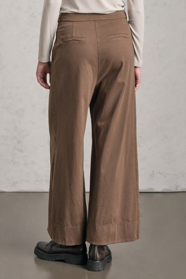 Pantalone a palazzo in tencel, modal e cotone stretch | 1019.CFDTRER278.19