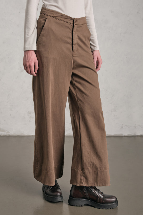 Pantalone a palazzo in tencel, modal e cotone stretch | 1019.CFDTRER278.19