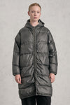 Gesteppte Daunenjacke mit Kapuze aus Nylon, kalt gefärbt | 1019.CFDTRES284E.110
