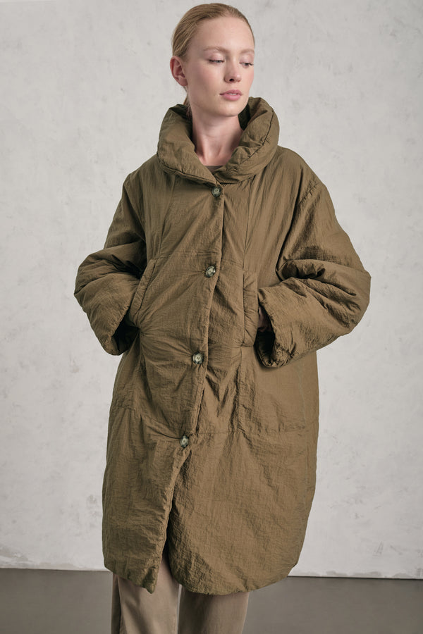 Giaccone di nylon imbottito e con fodera in seta | 1019.CFDTRET291.03