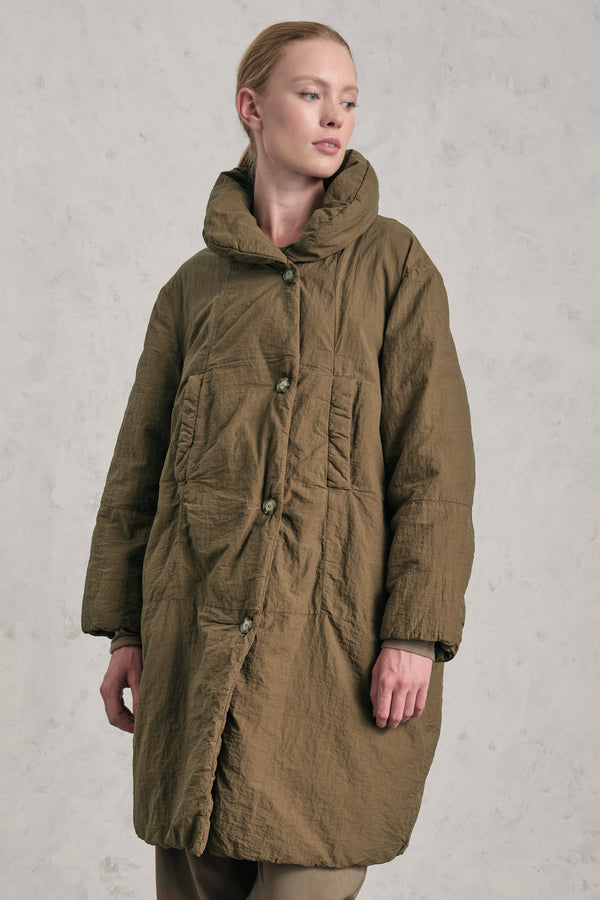 Giaccone di nylon imbottito e con fodera in seta | 1019.CFDTRET291.03