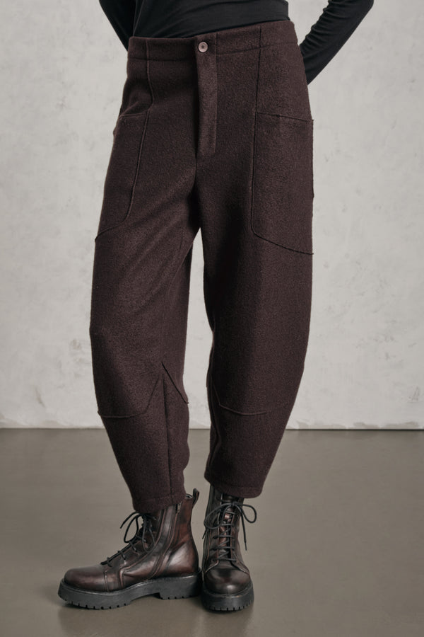 Pantalone ampio in panno di lana | 1019.CFDTREU303.06
