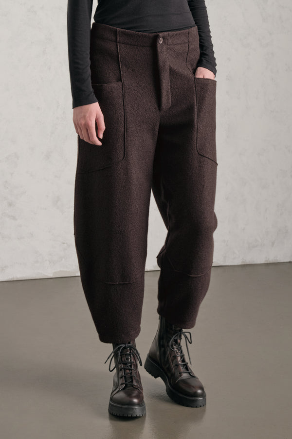 Pantalone ampio in panno di lana | 1019.CFDTREU303.06