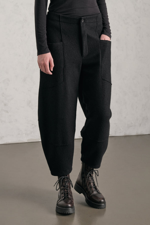 Pantalone ampio in panno di lana | 1019.CFDTREU303.10