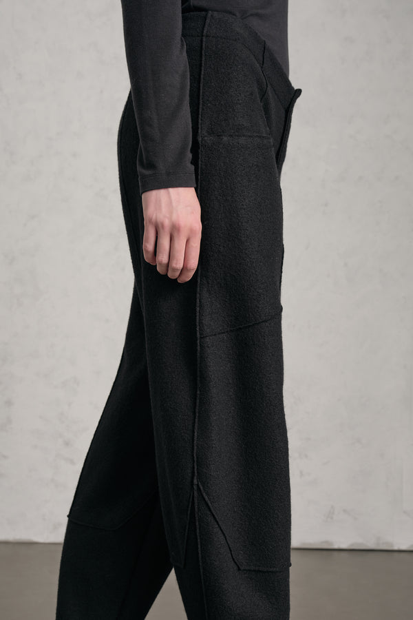 Pantalone ampio in panno di lana | 1019.CFDTREU303.10